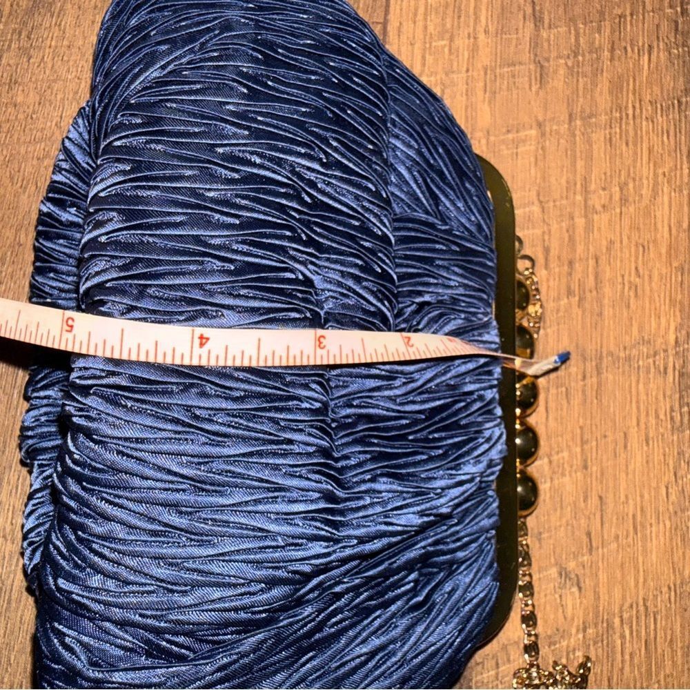 Elegant Blue Clutch Bag